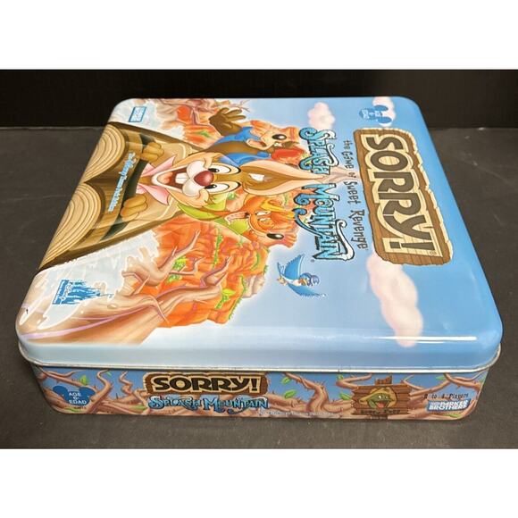 Disney Splash Mountain Board Game Complete in Metal Tin 99% Complete Parker Bros - Picture 9 of 11